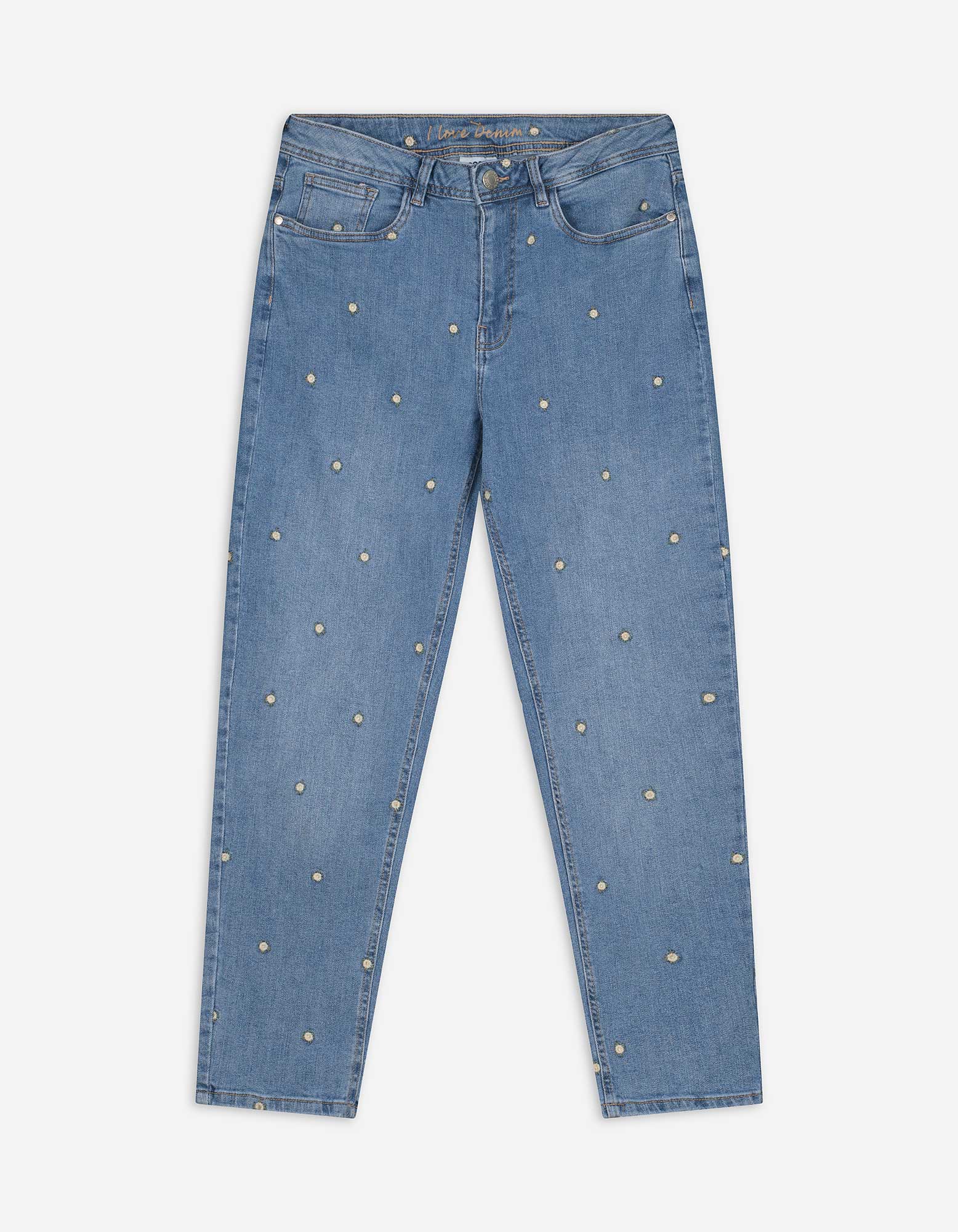 Jeans - Mom Fit - blau
