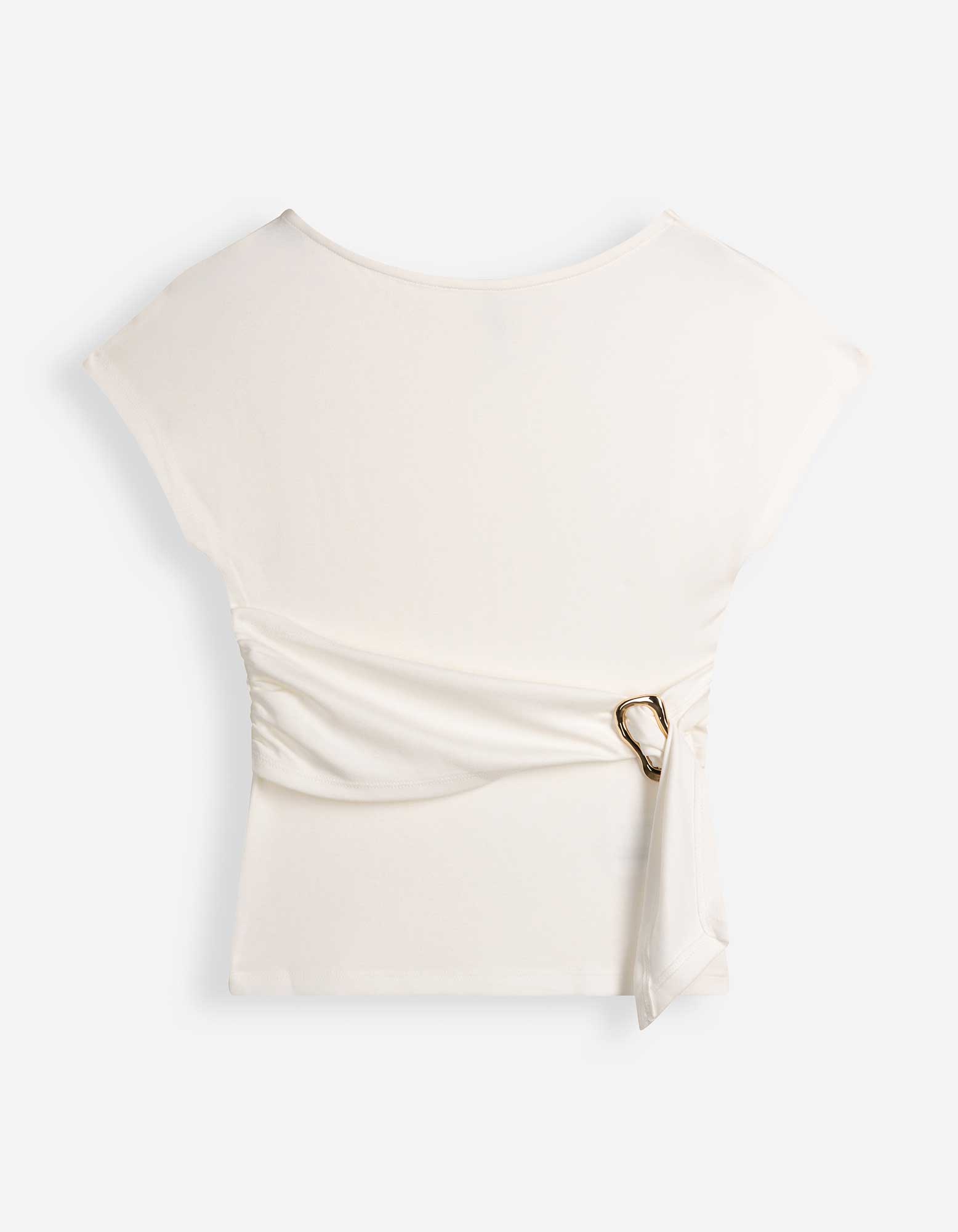 T-shirt - Gesp - Off-White