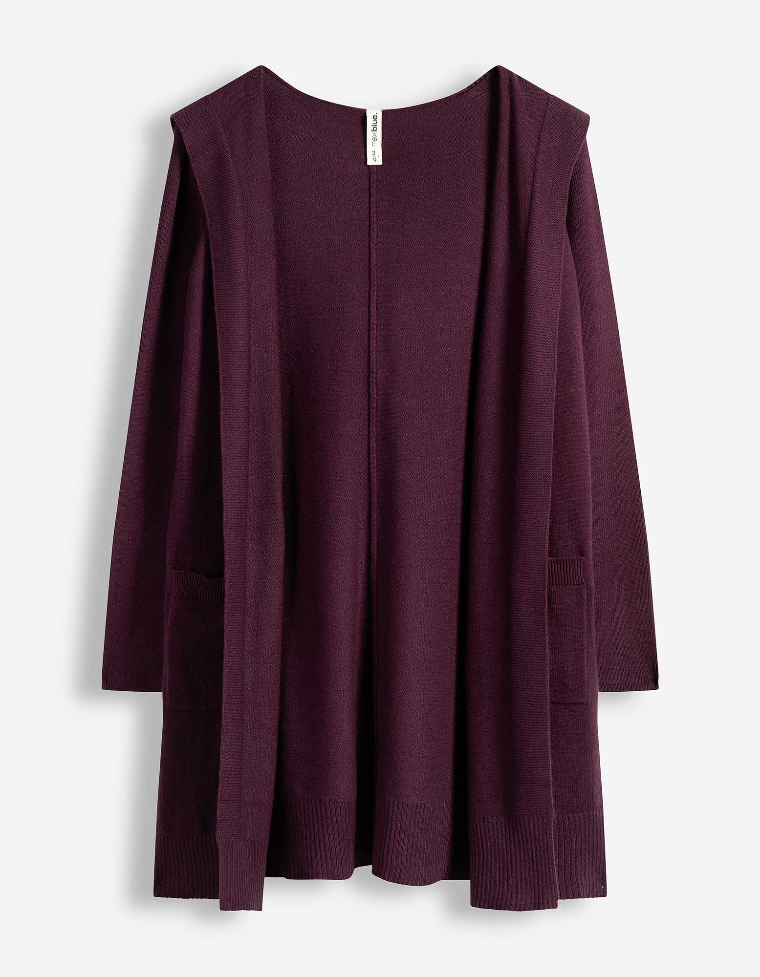 Vest - Effen - Donkerrood