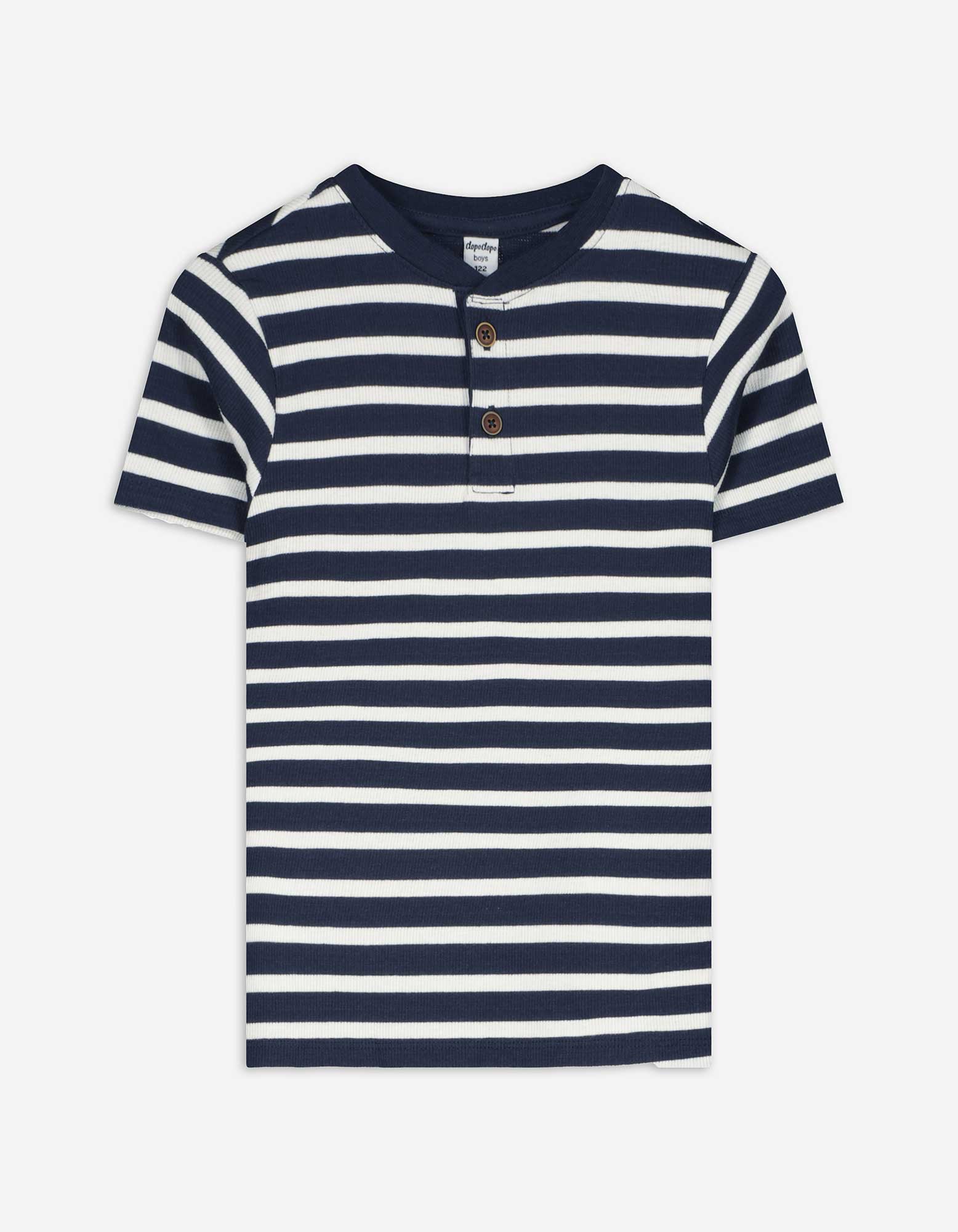 T-Shirt - Streifen - dunkelblau