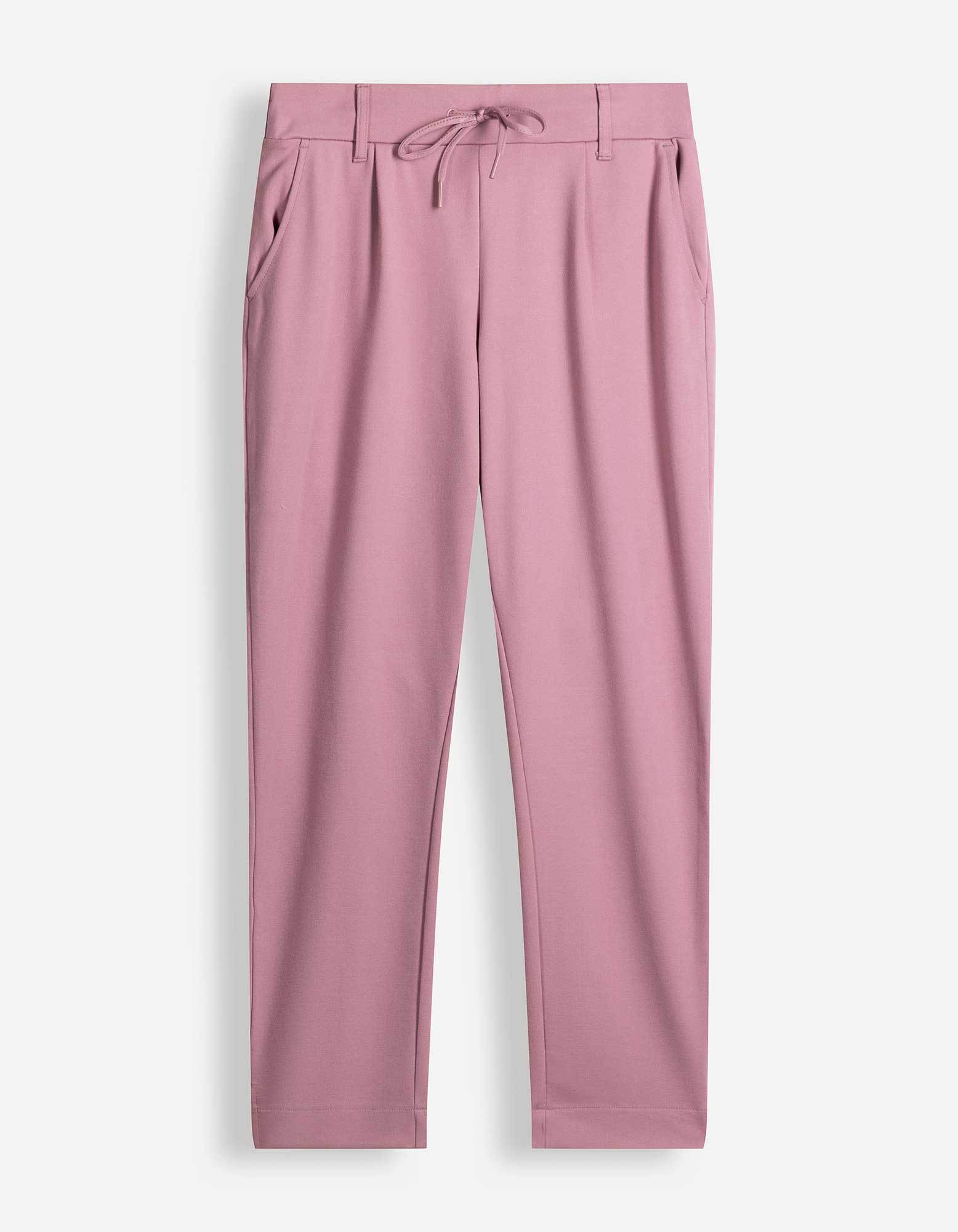 Broek - Regular fit - Bessenrood