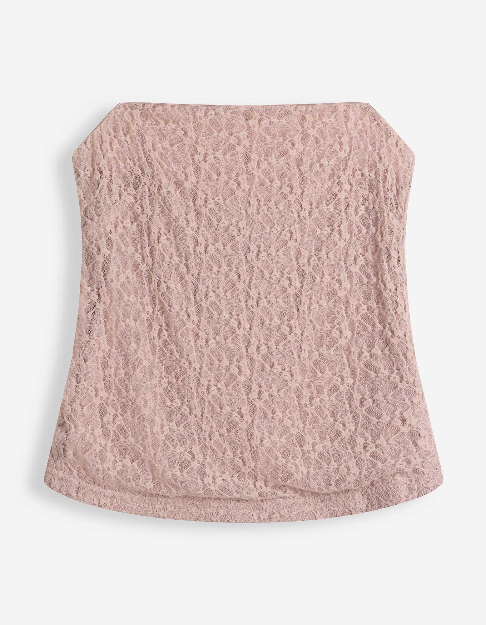 Bandeau-Top - Kant - Lichtroze