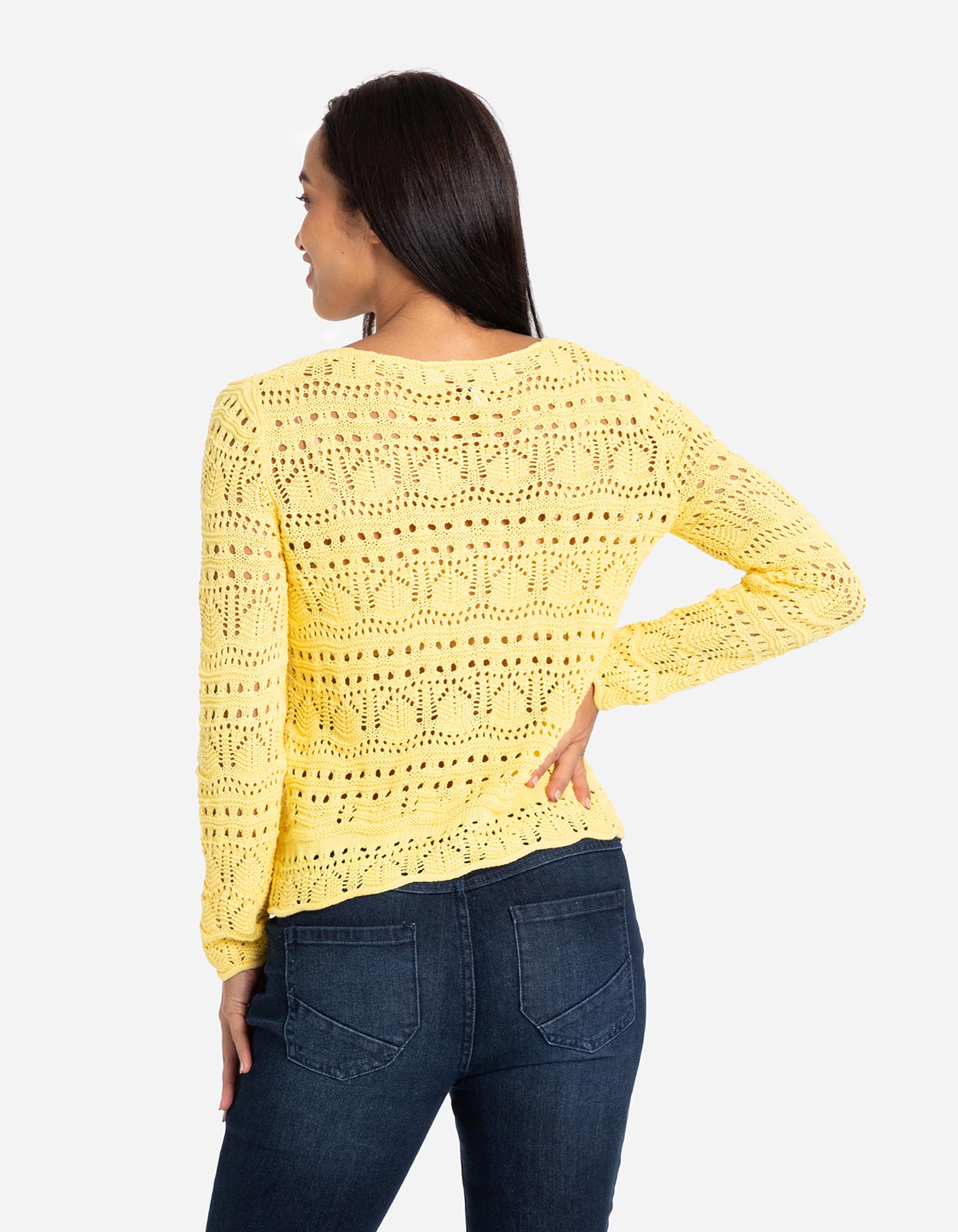 Strickpullover - Lochstrick - Takko Fashion
