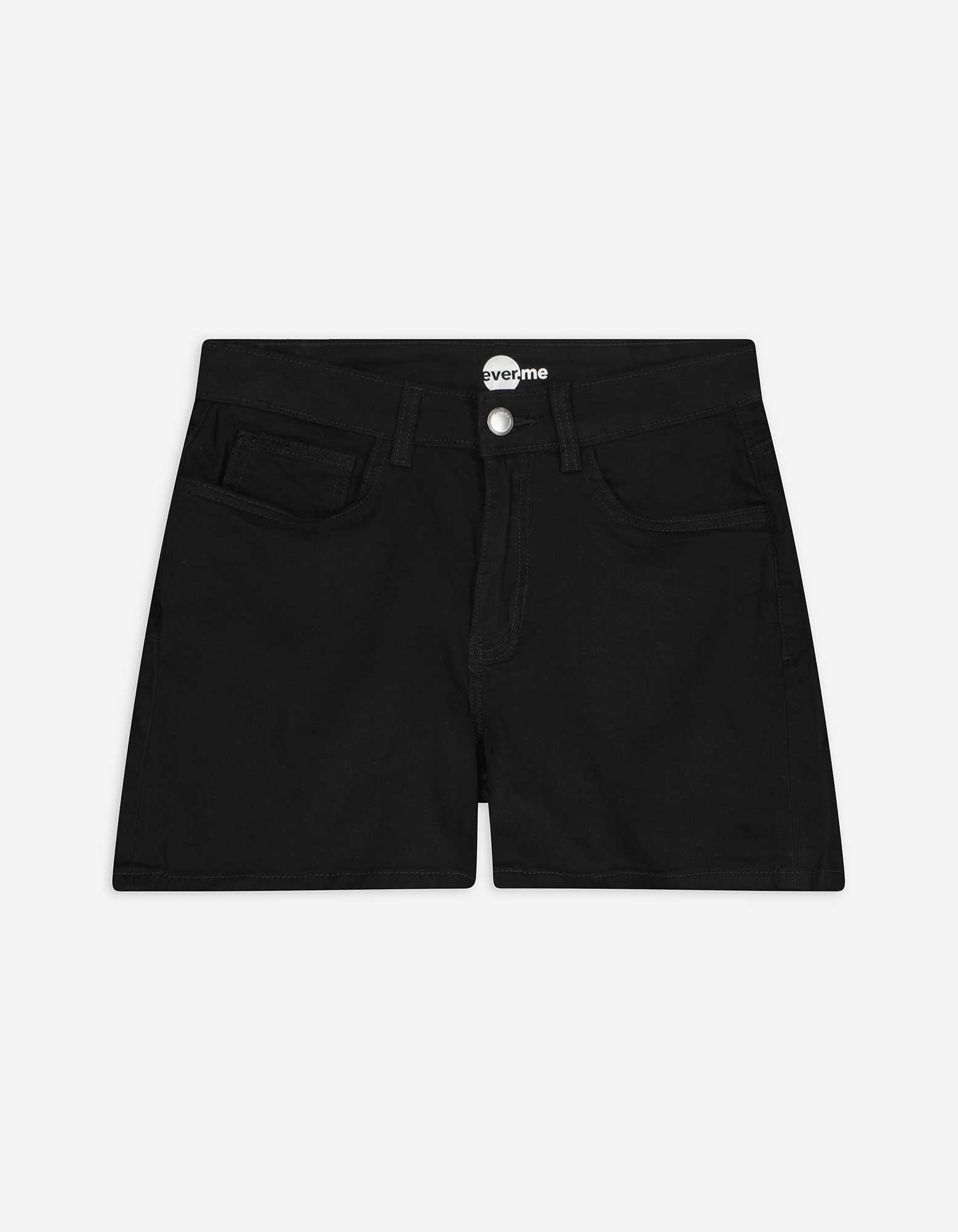 Shorts - Twill - schwarz