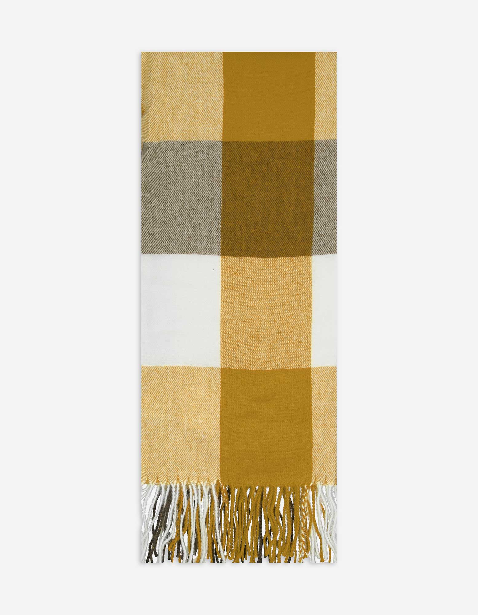 Damen Schal - Karomuster - grün, Takko, grün onesize