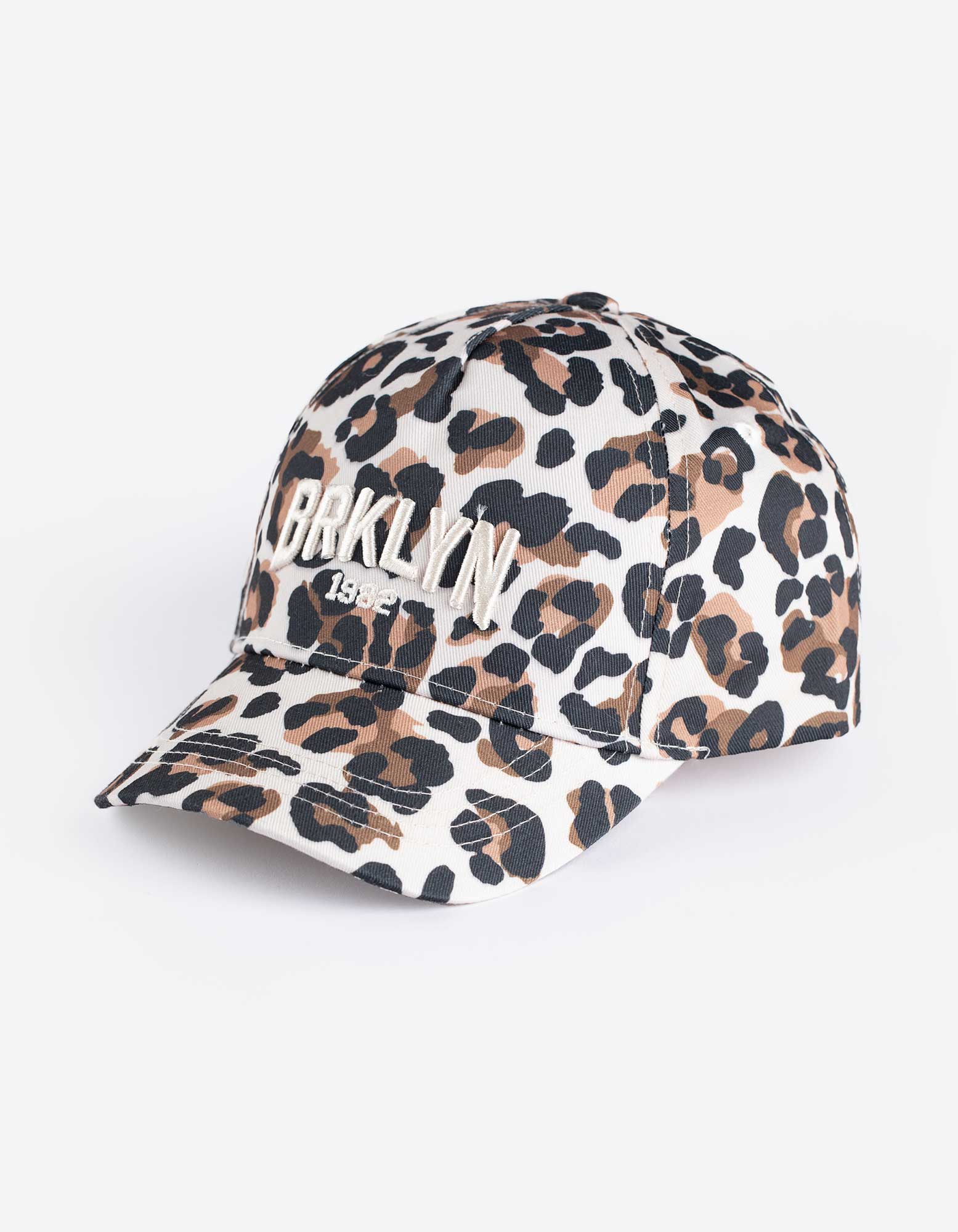 Basecap - Allover-Print - weiß