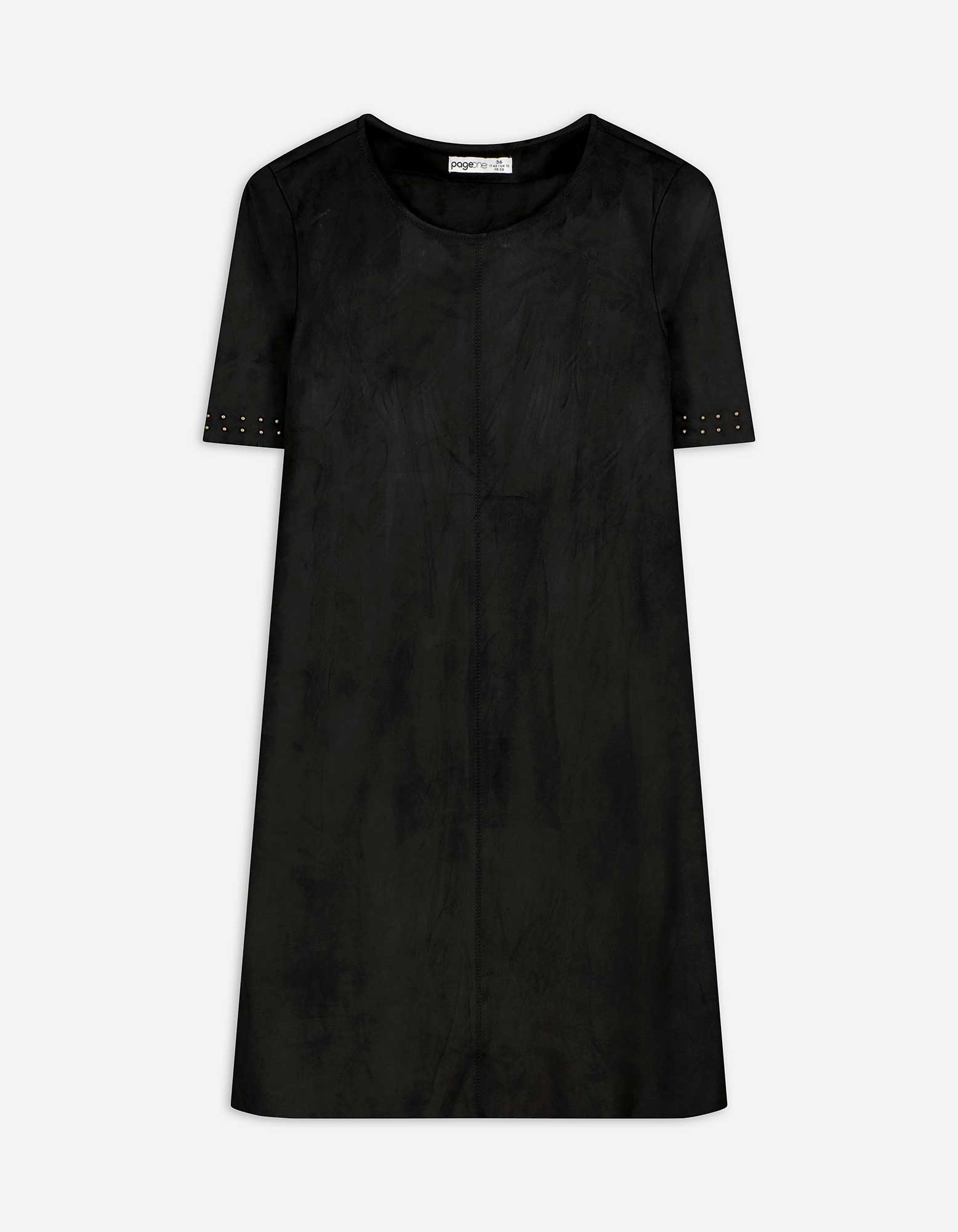 Kleid - einfarbig - schwarz