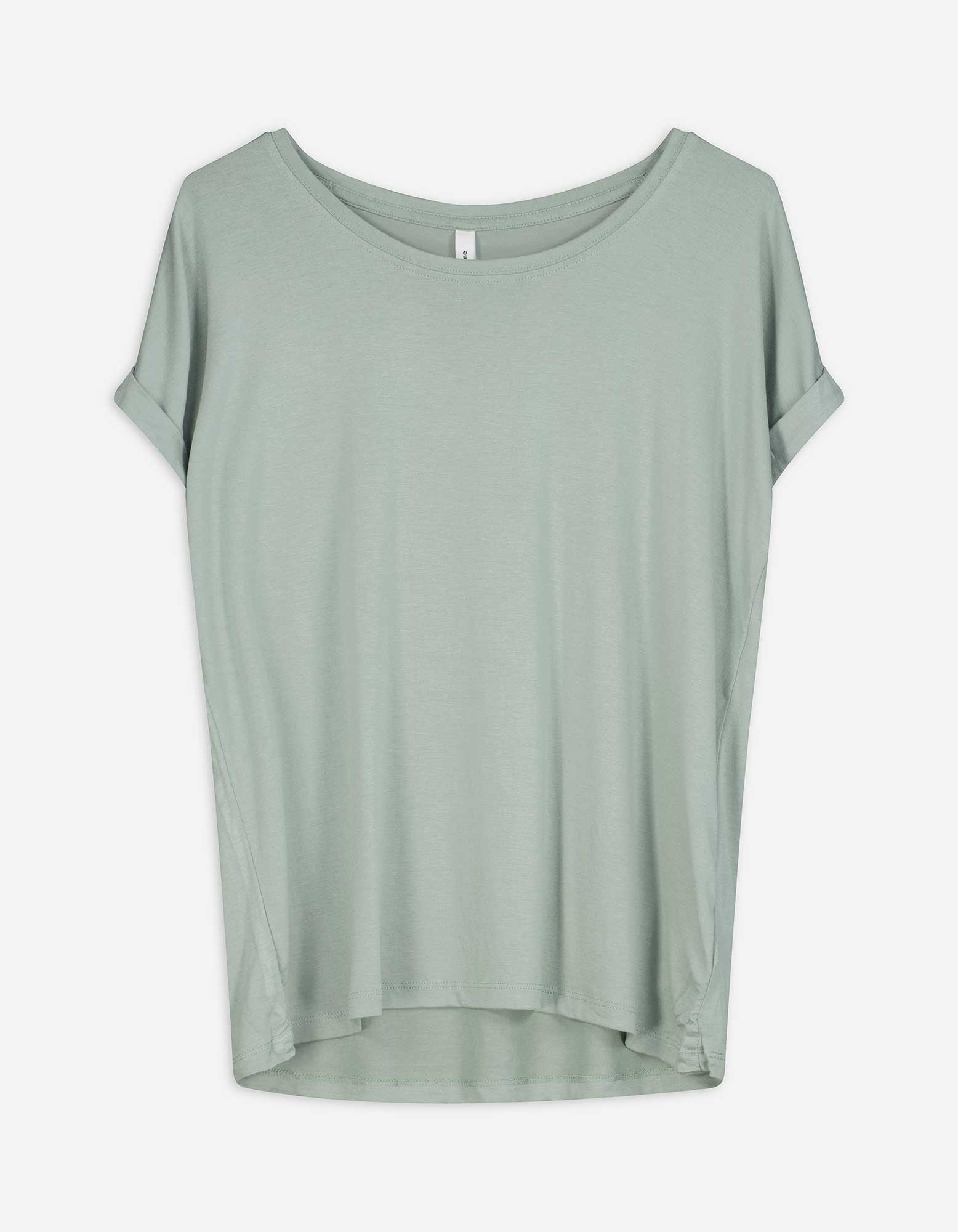 T-Shirt - Viskose-Mix - türkis