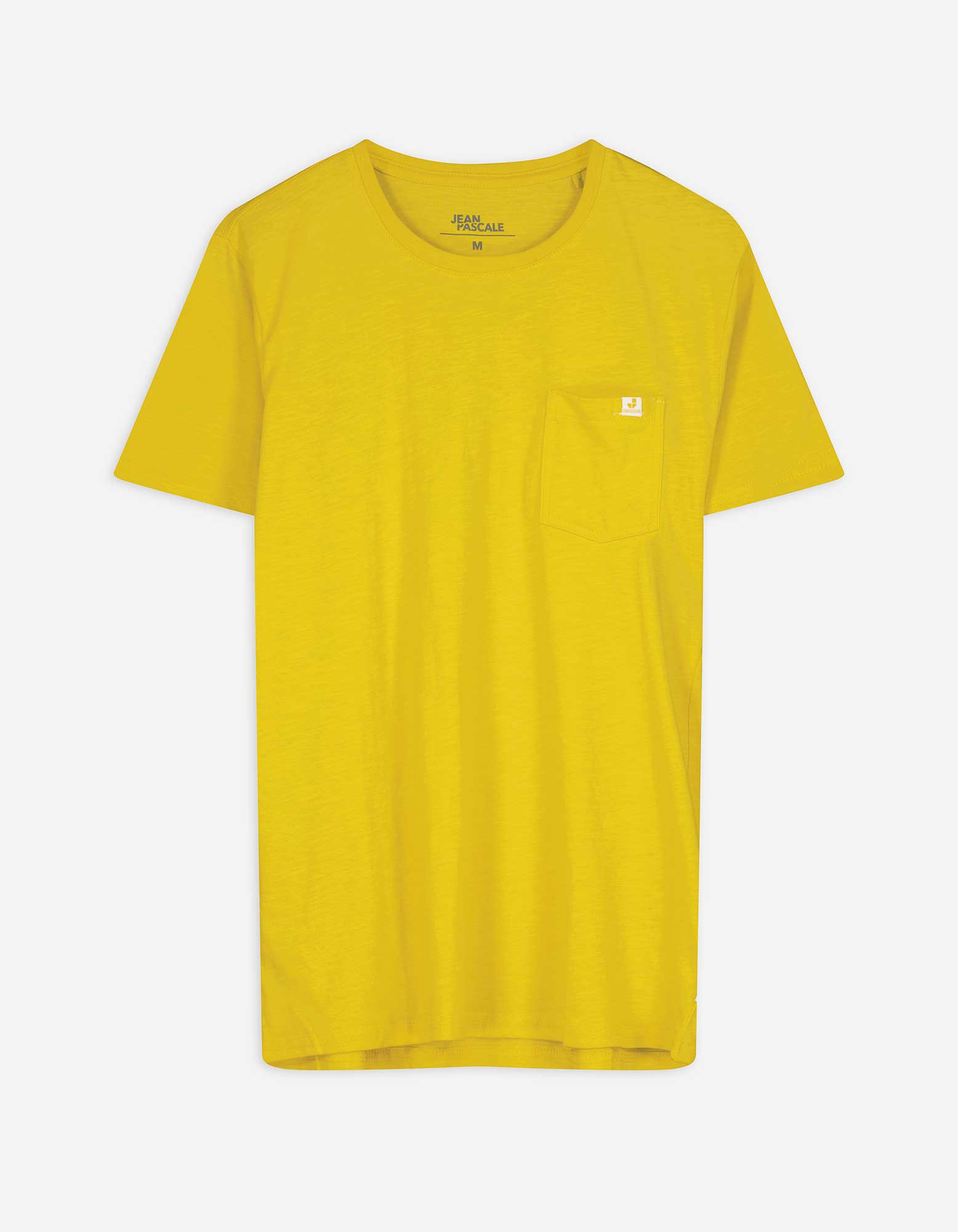 T-Shirt - Brusttasche - gelb
