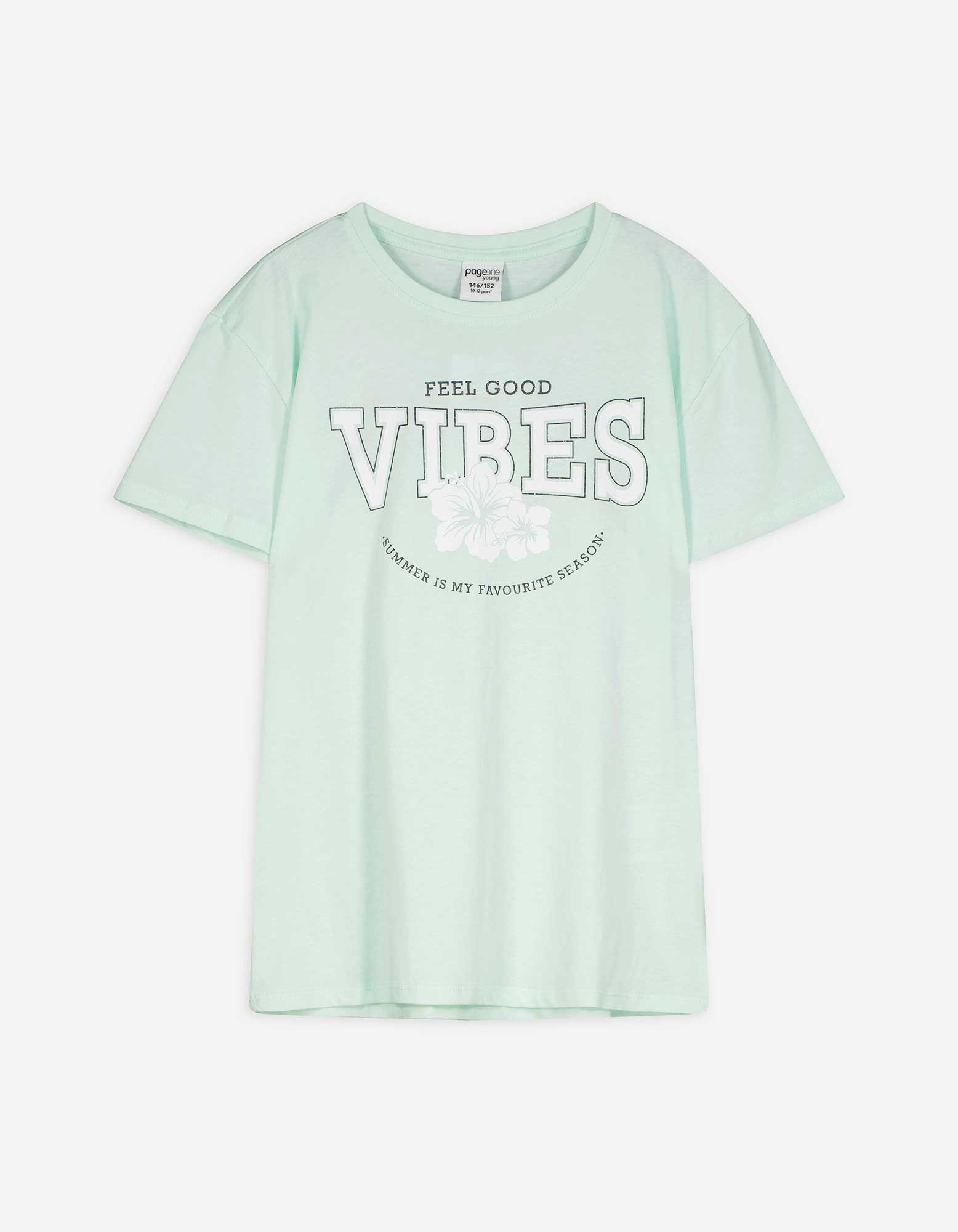 T-Shirt - Print - türkis
