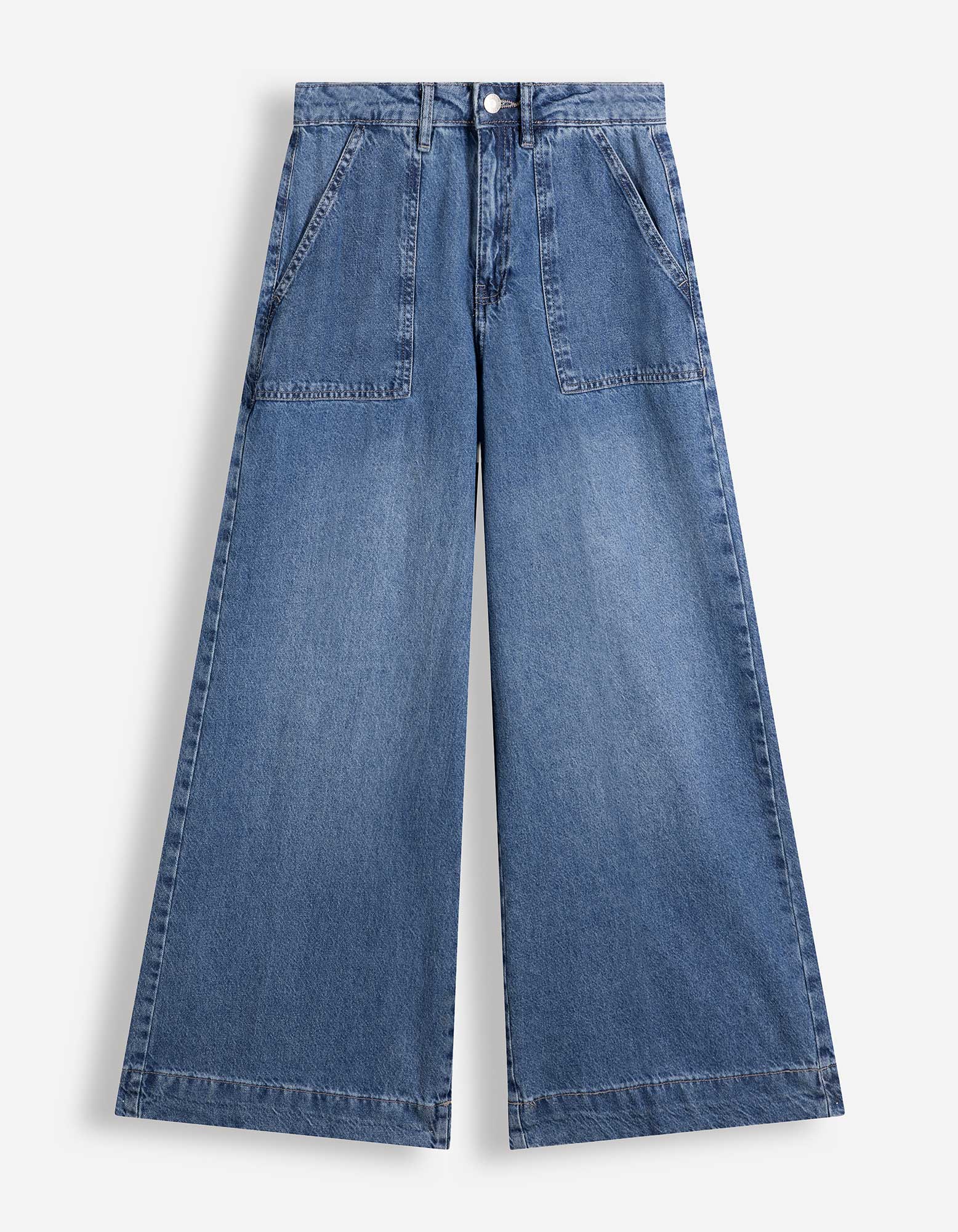Wide fit - blauw