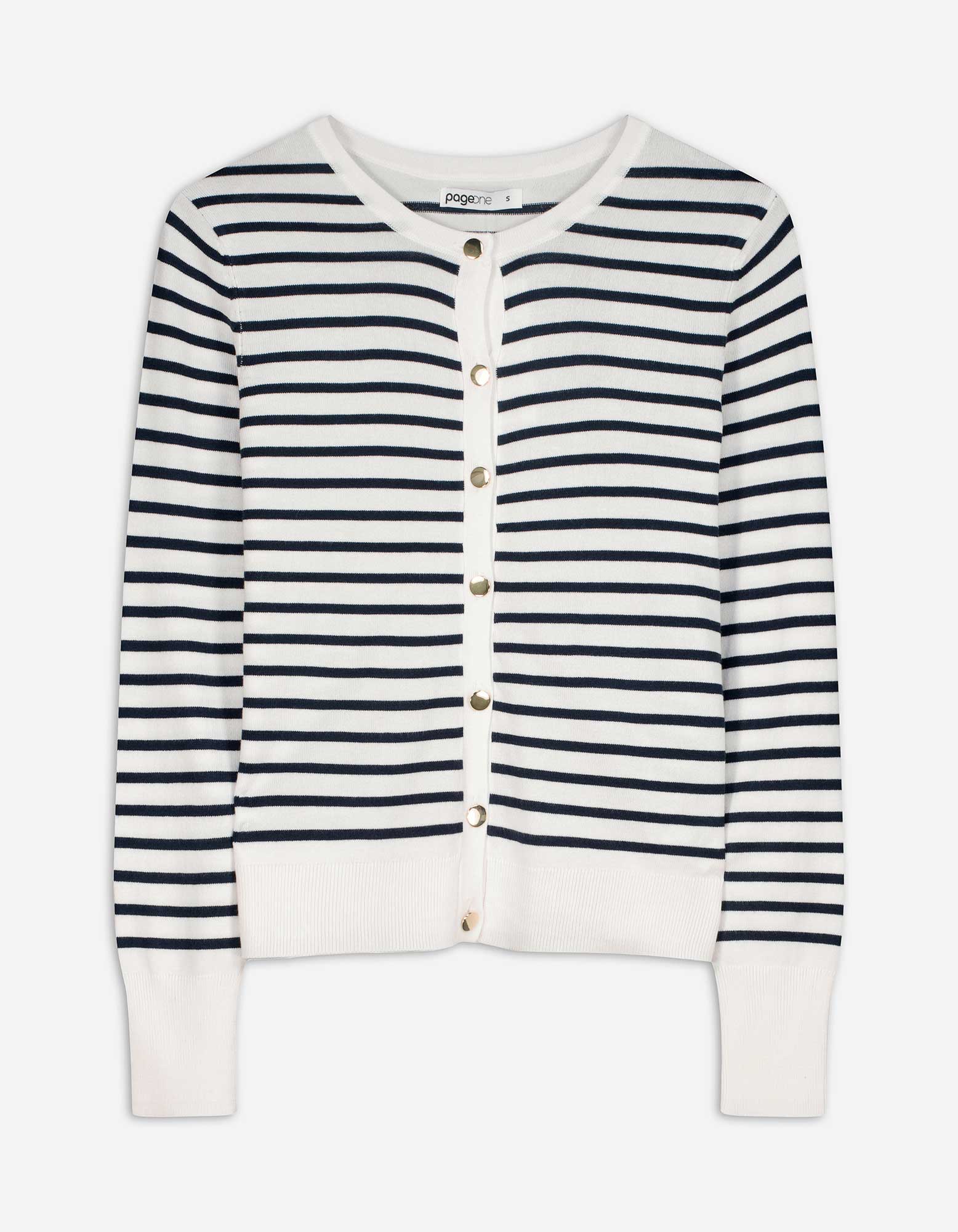 Strickjacke - Viskose-Mix - weiß