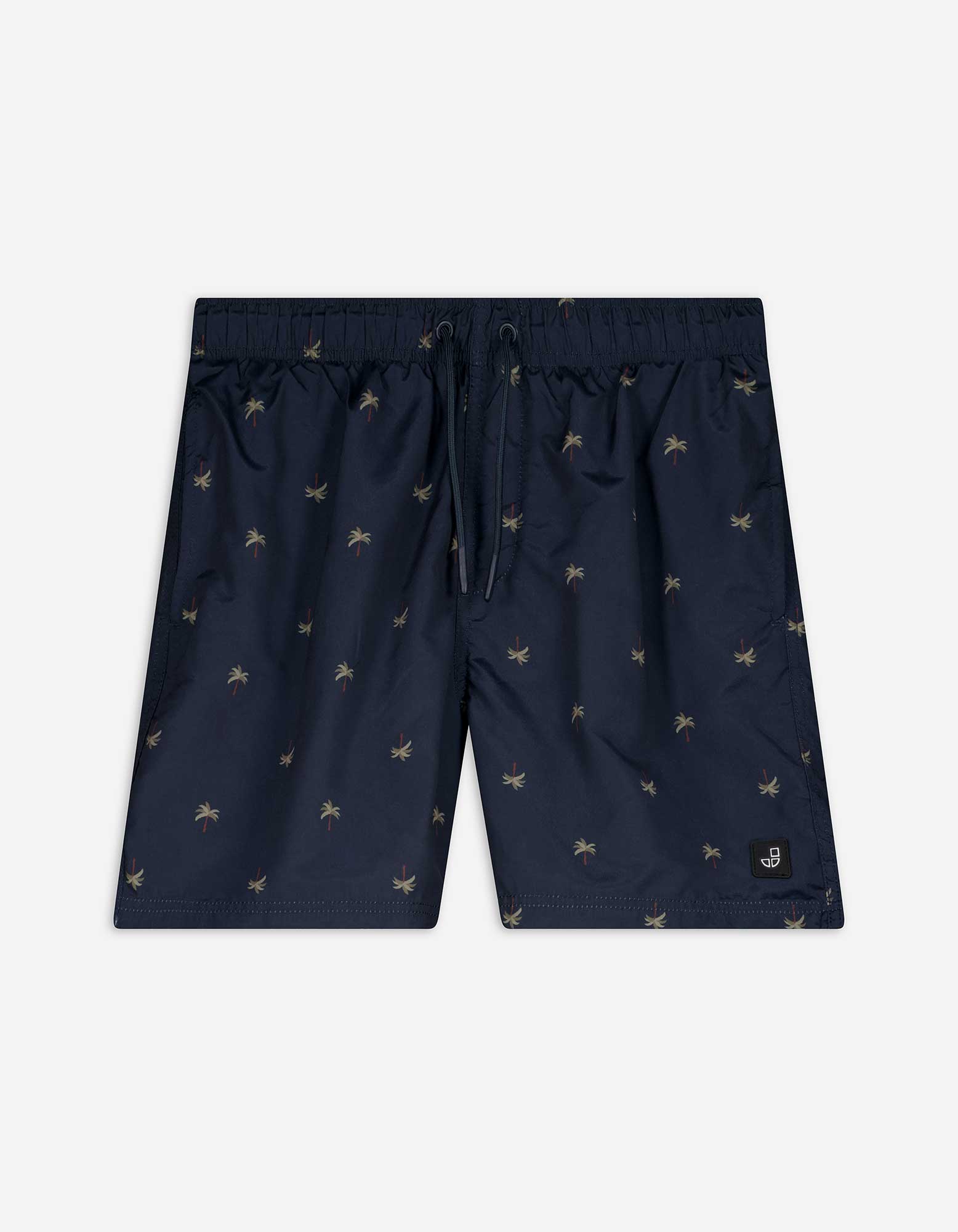 Badehose - Allover-Print - dunkelblau