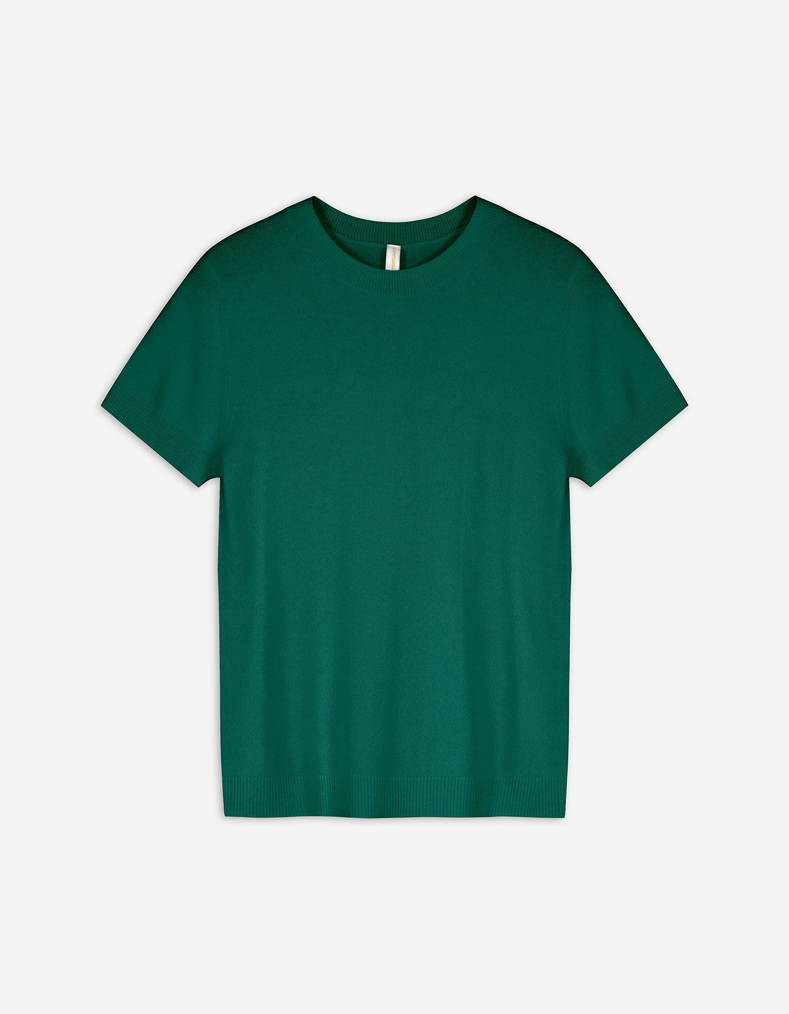 Strickshirt - Kaschmir - dunkelgrün