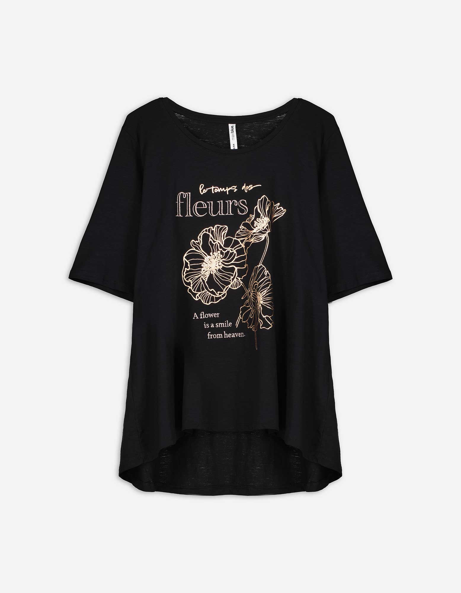 T-Shirt - Print - schwarz