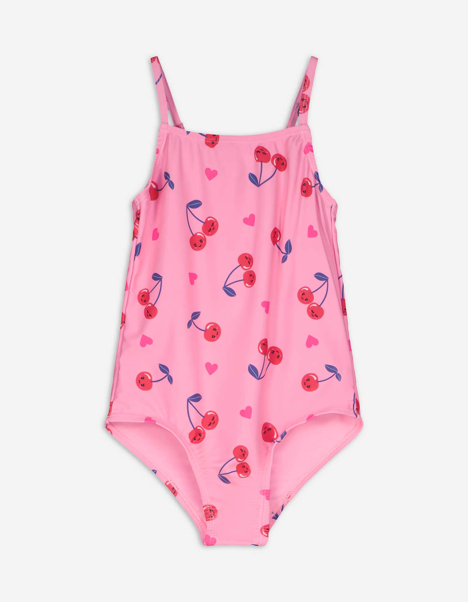 Badeanzug - Allover-Print - pink