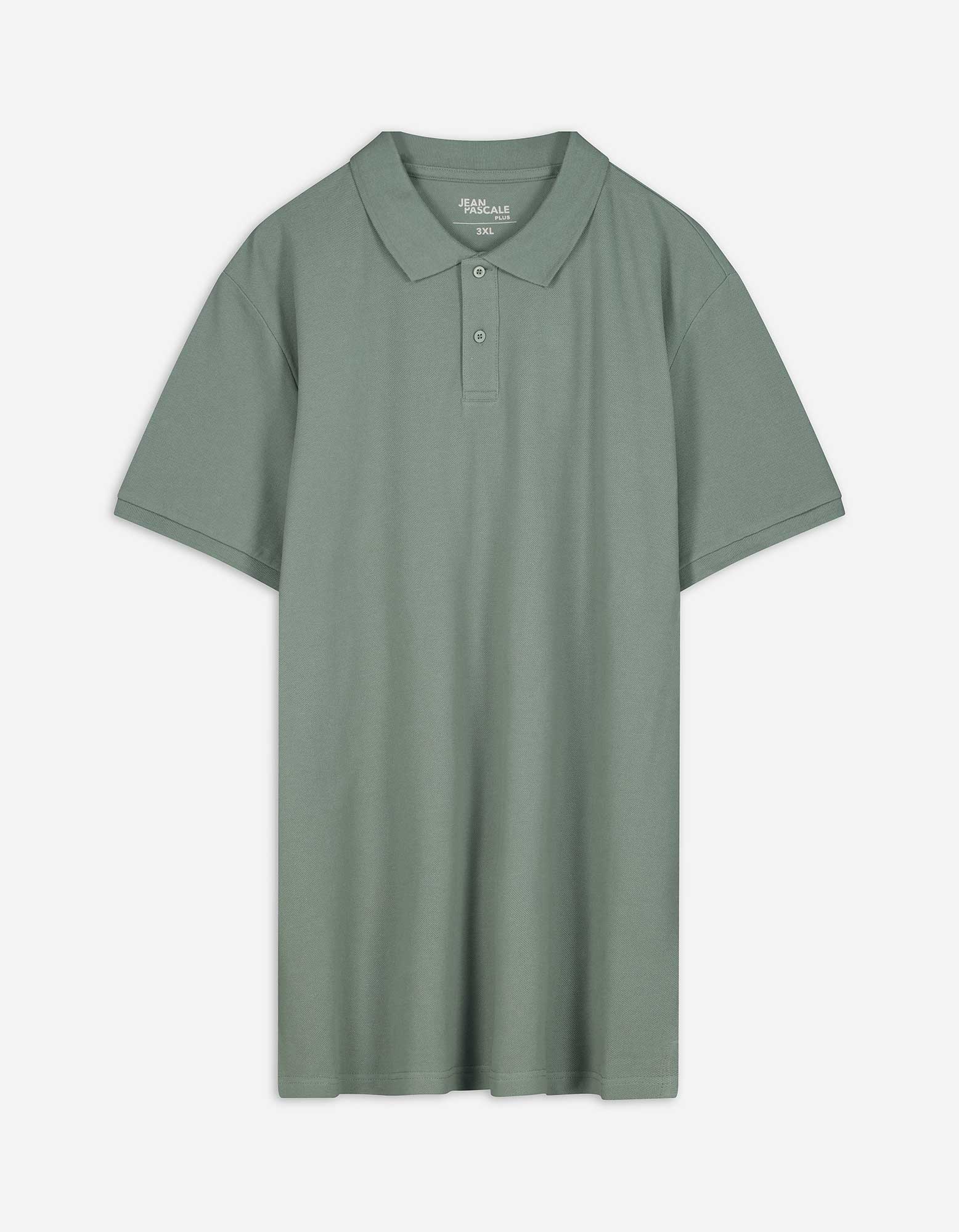 Poloshirt - einfarbig - dunkelgrün