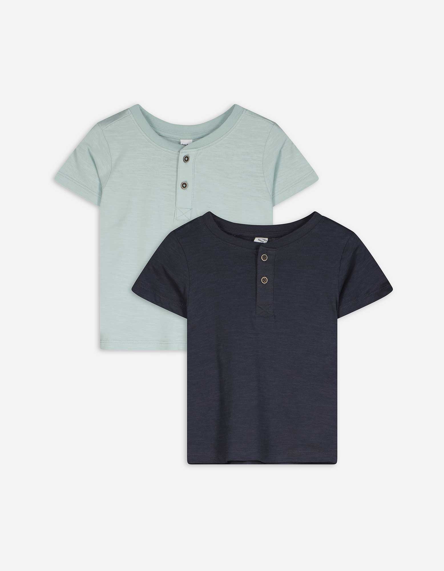 T-Shirt - 2er-Pack - türkis