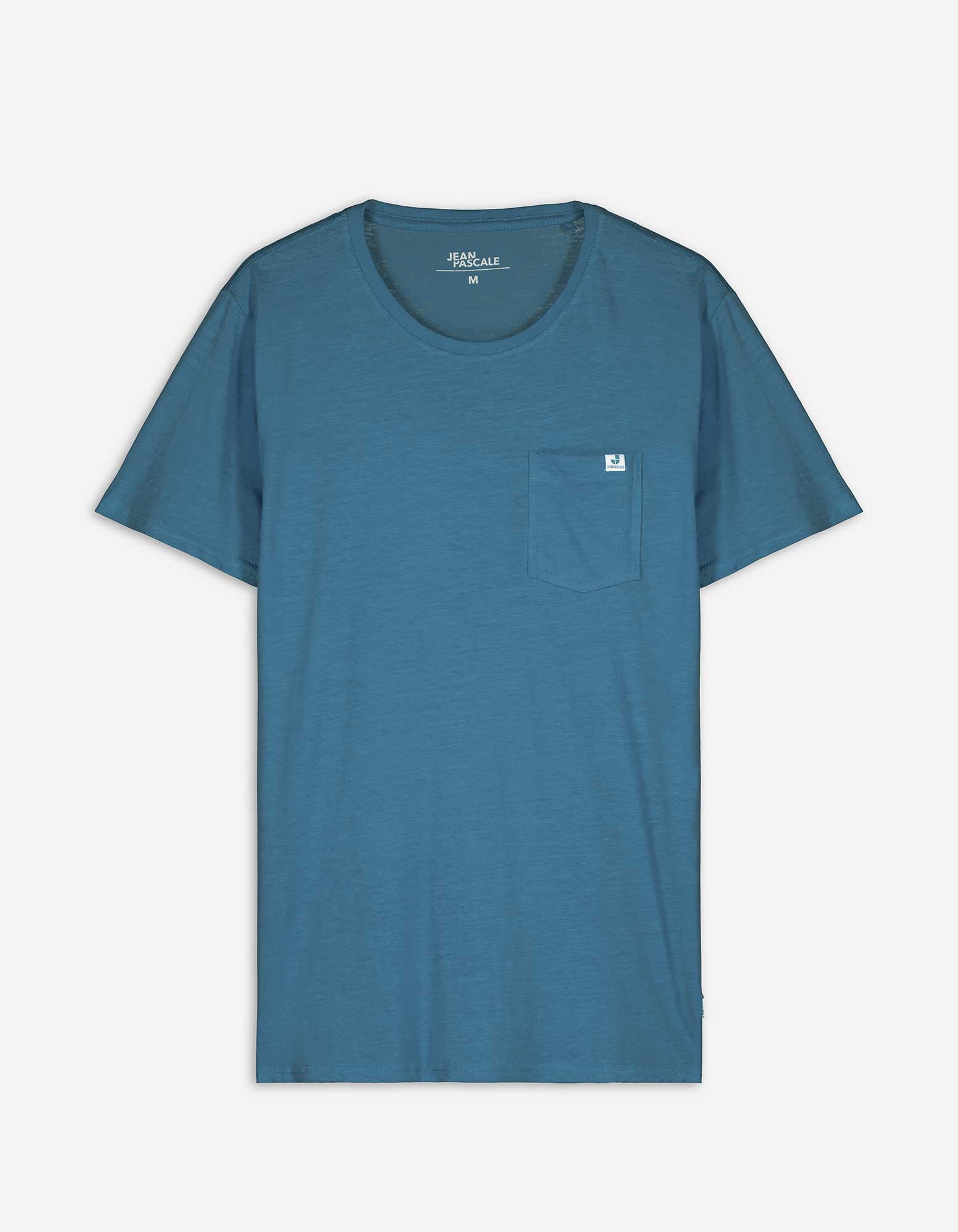 T-Shirt - Brusttasche - dunkelgrün