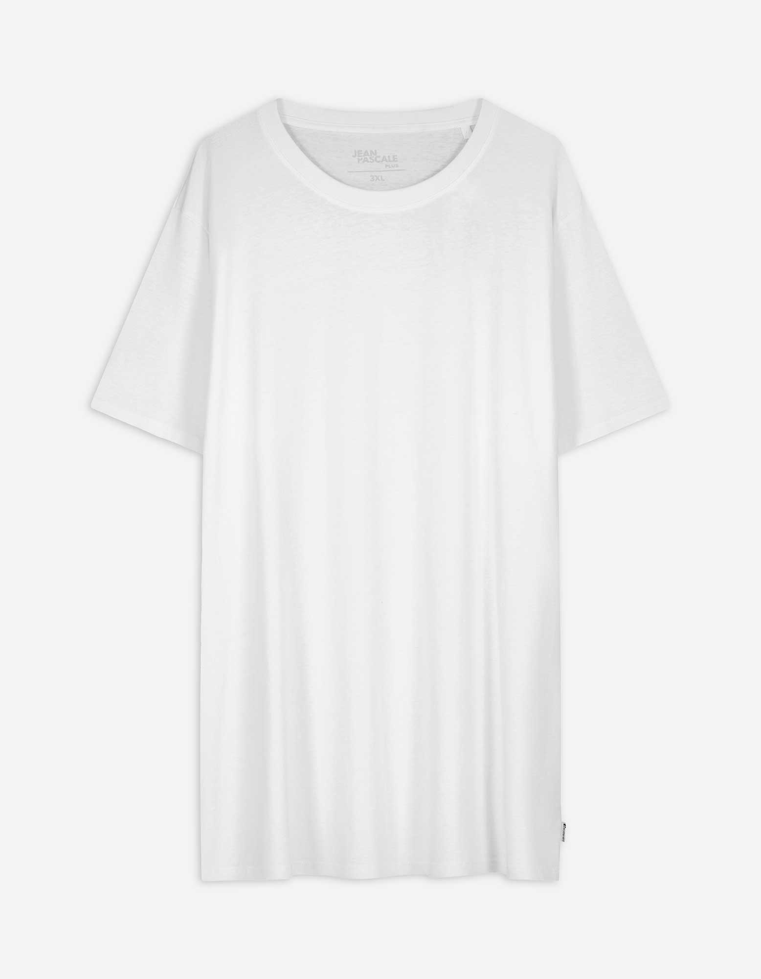 T-Shirt - einfarbig - weiß