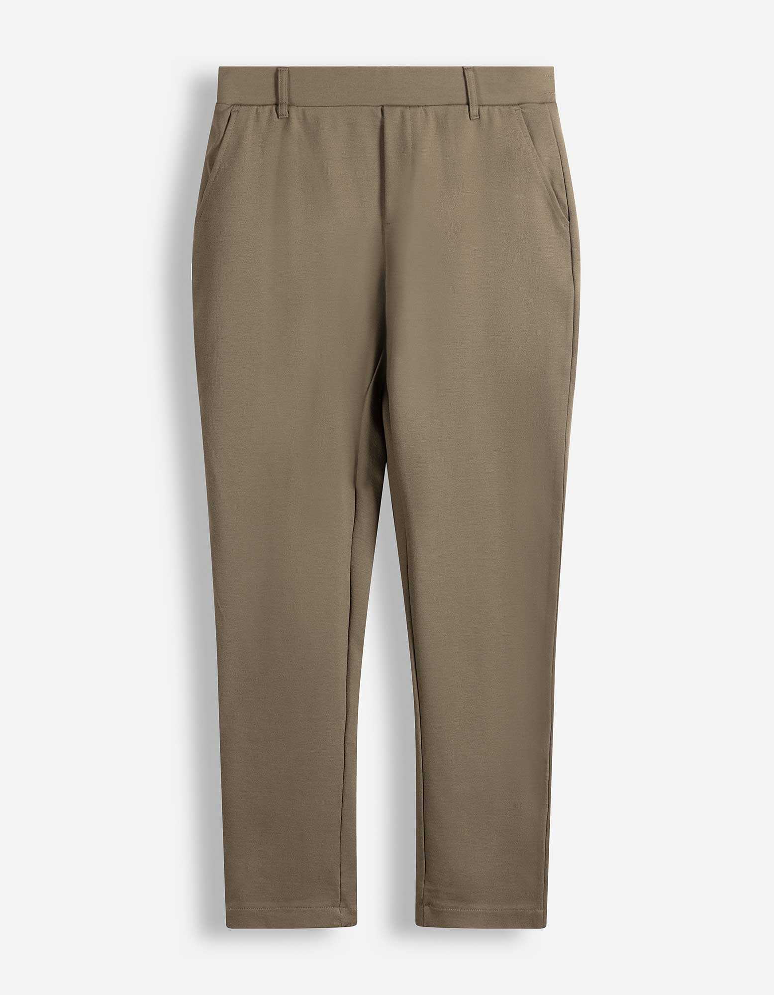 Jeans - Elastische band - Kaki