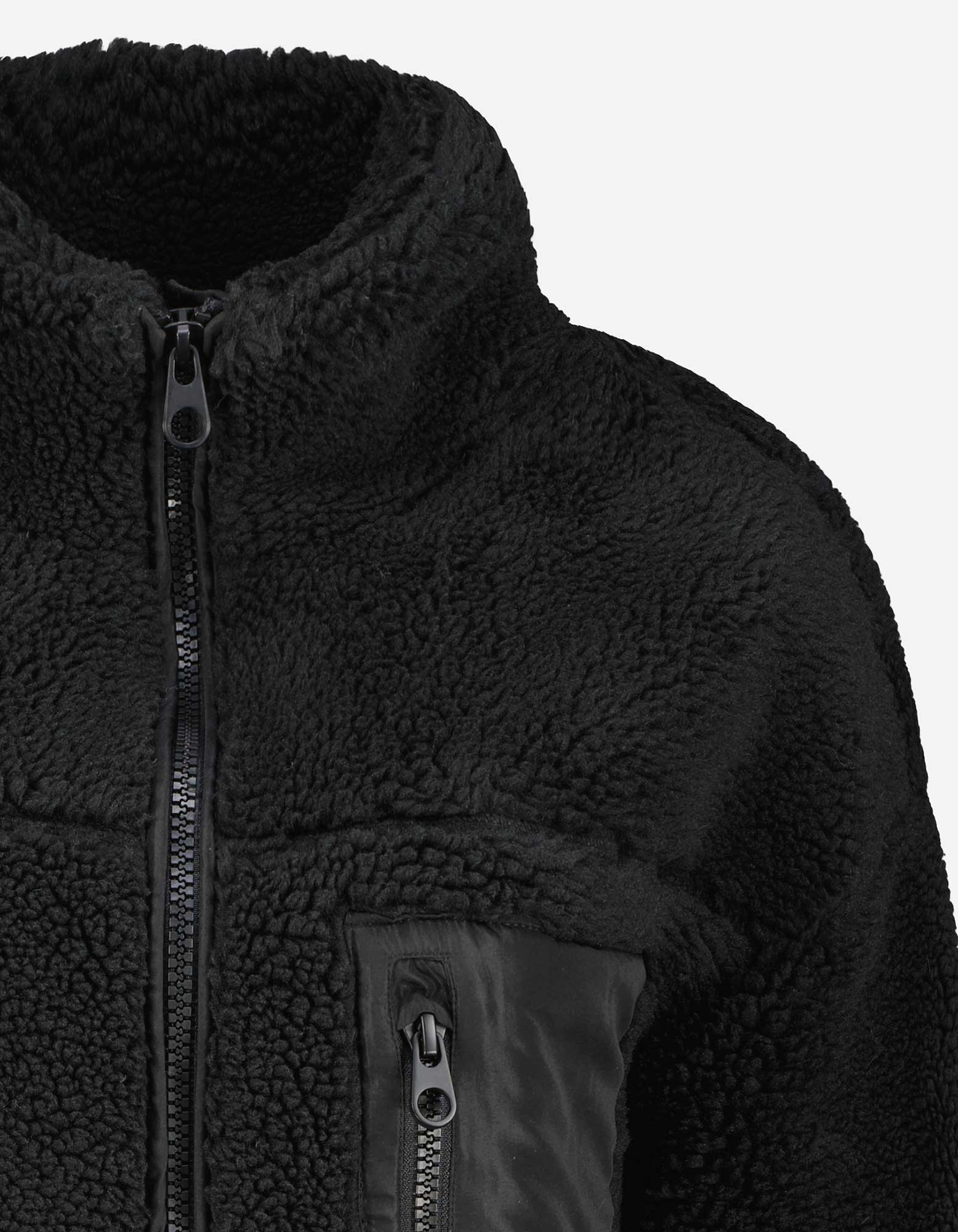 Damen mantel teddyfell takko fashion