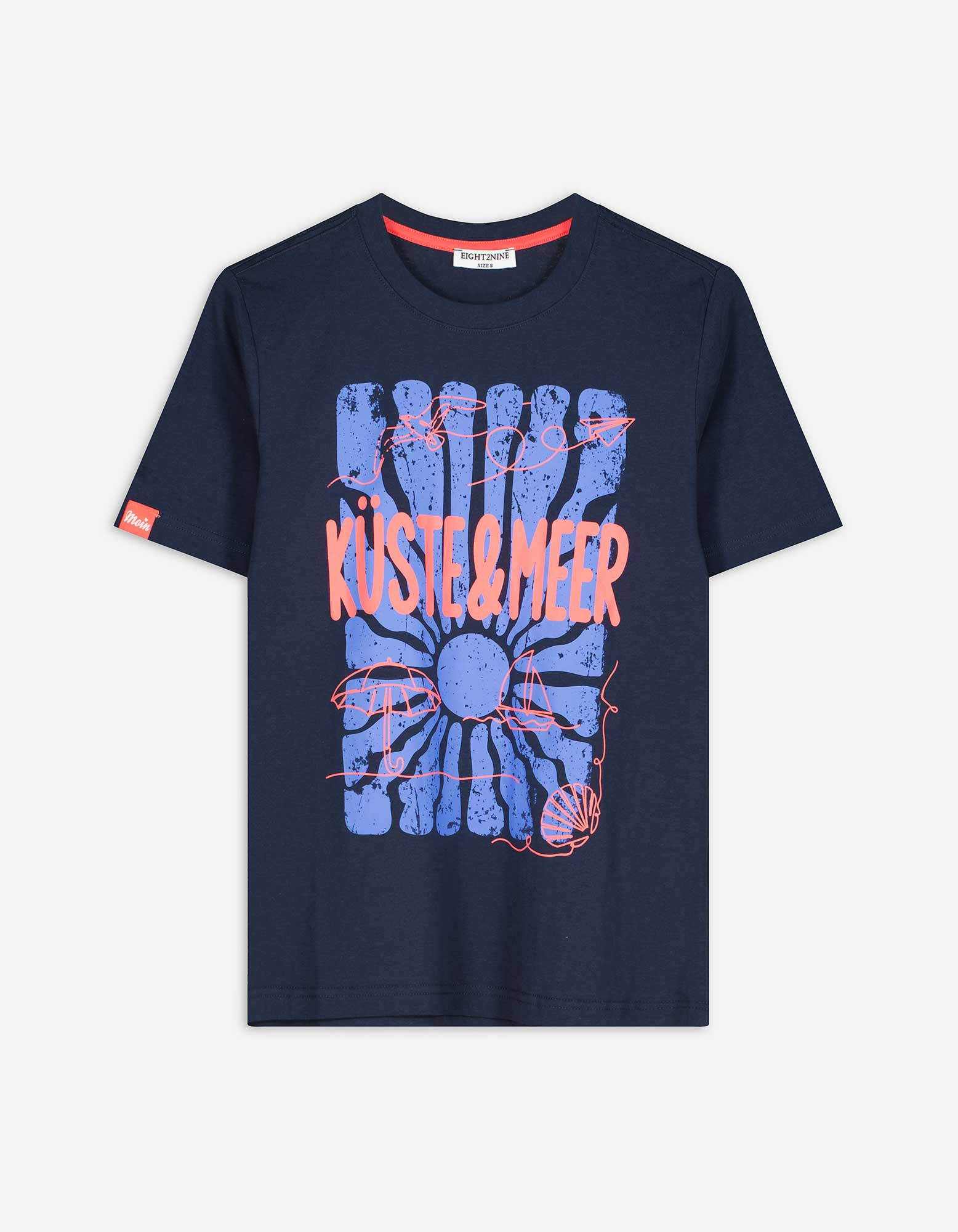 T-Shirt - Print - dunkelblau