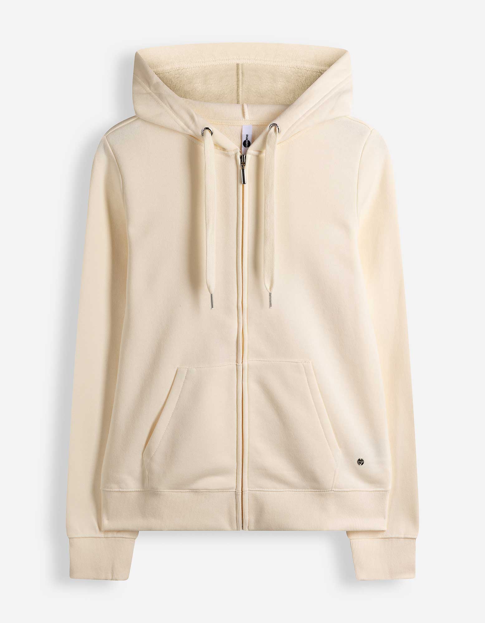 Sweatvest - Sweatstof - Beige
