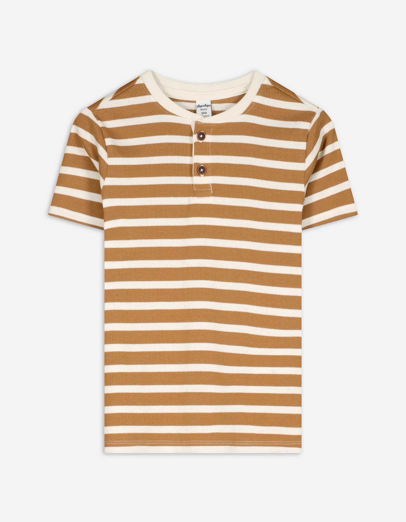 T-Shirt - Streifen - braun