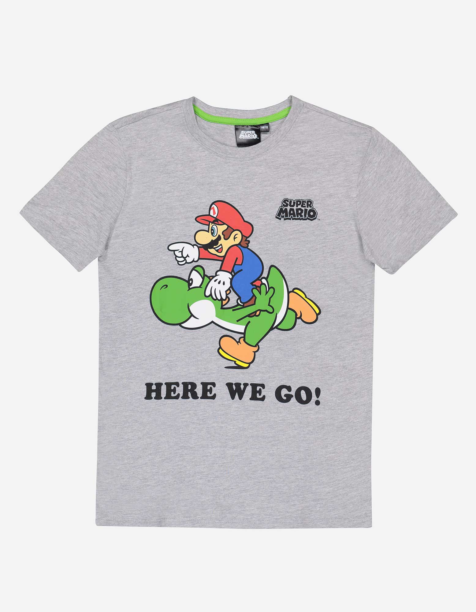 Super Mario Bros T-Shirt Für Jungen - Marineblau, Mit Mario-Motiv, Kurzärmlig