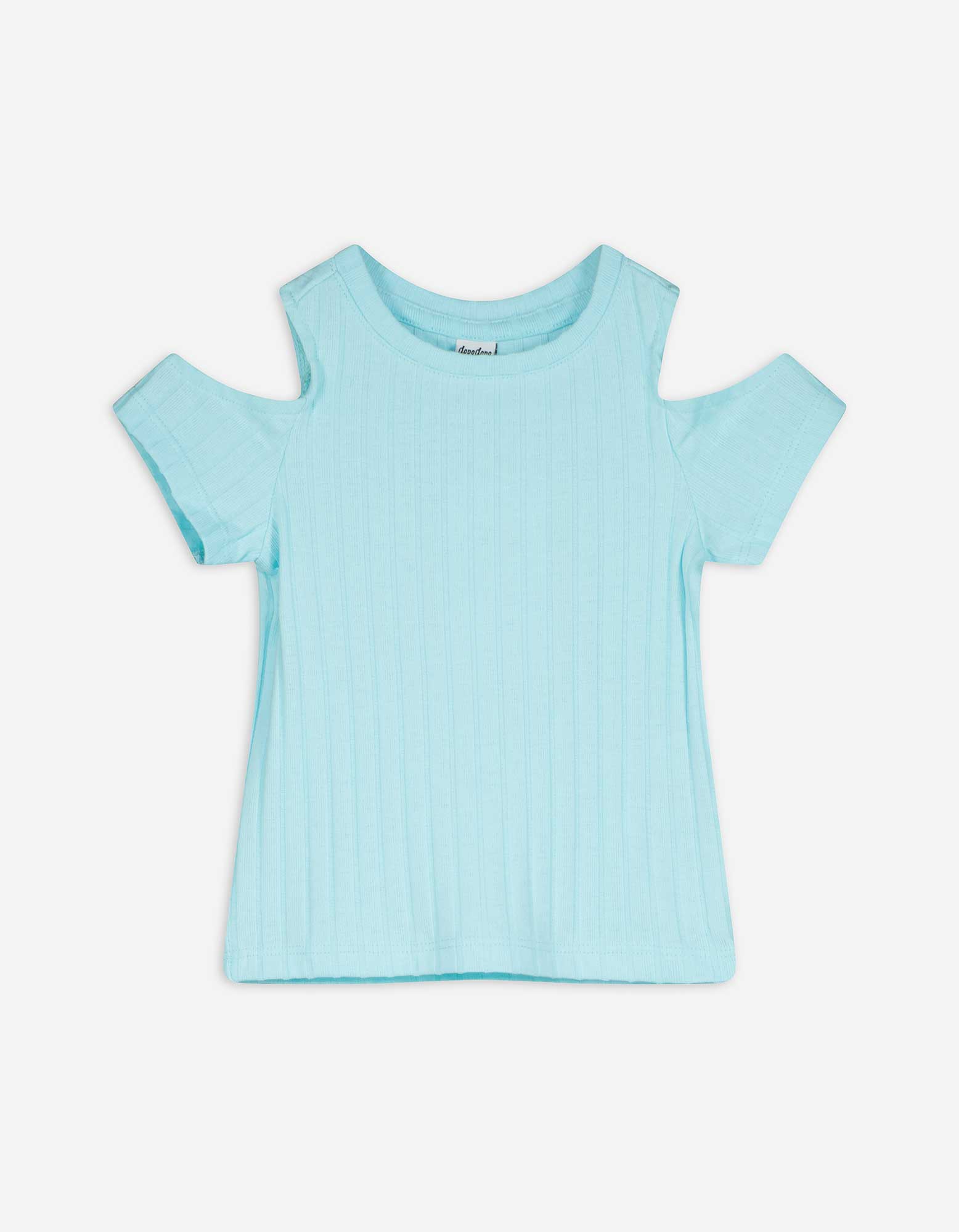 T-Shirt - Cut-Outs - türkis